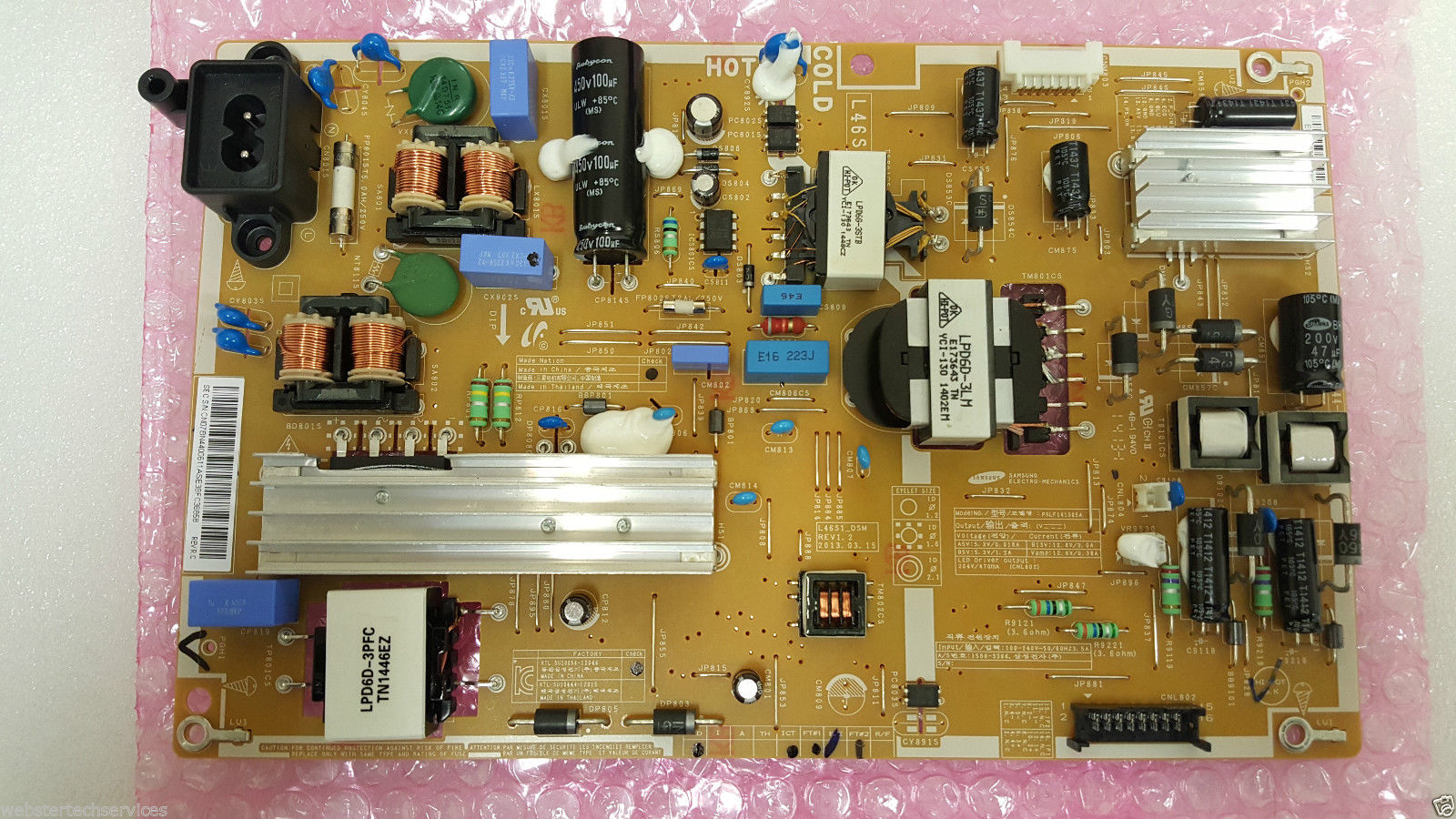 BN44-00611A Samsung Power Supply Board UE46F5300AKXXU BN4400611A